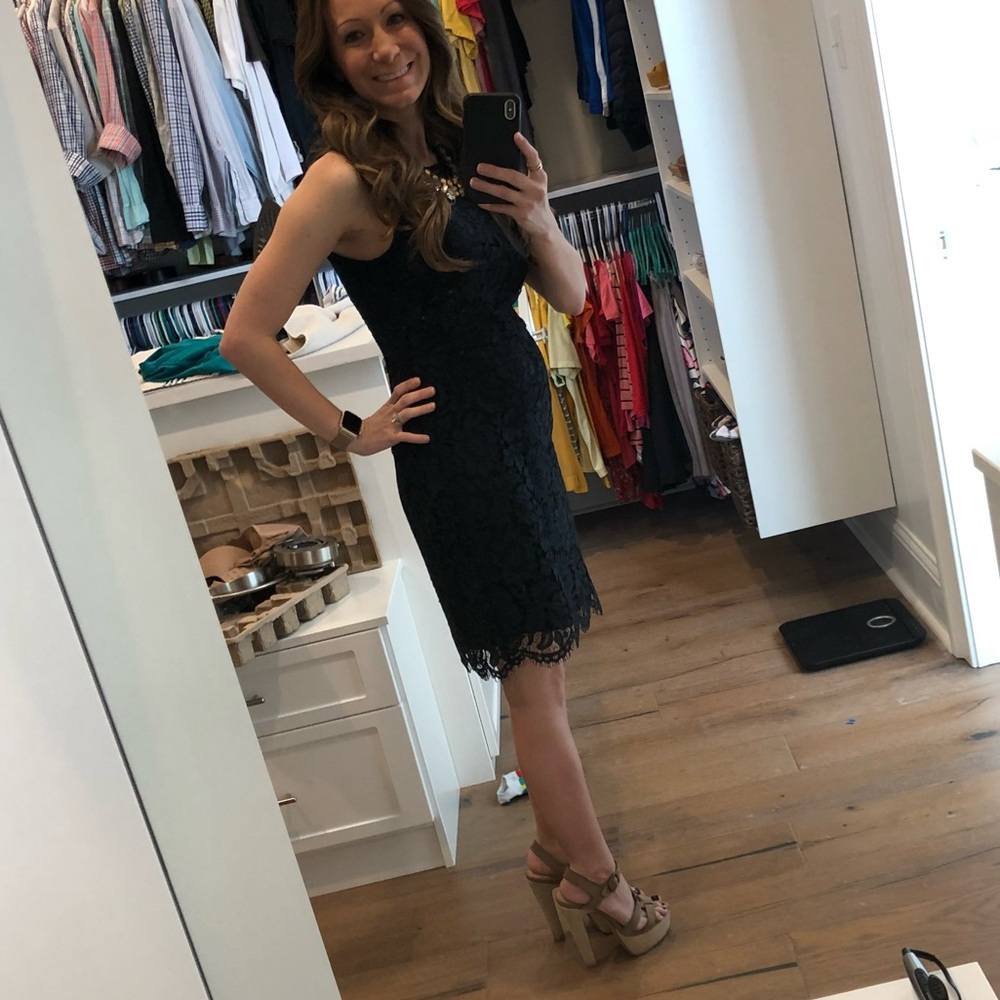 Petite navy dress, wore to a wedding, 🙅🏻no stains - Picture 5 of 5